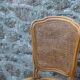 Louis XV style canned chairs molded