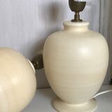 Pair of Kostka ceramic lamps