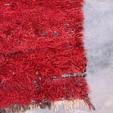 Red Boujad Moroccan rug - 207 x 88 cm