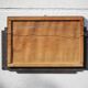 Hammered wrought iron mirror, antique wall mirror, rectangular mirror, Art Deco mirror, interior decoration