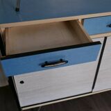 Two-color formica buffet