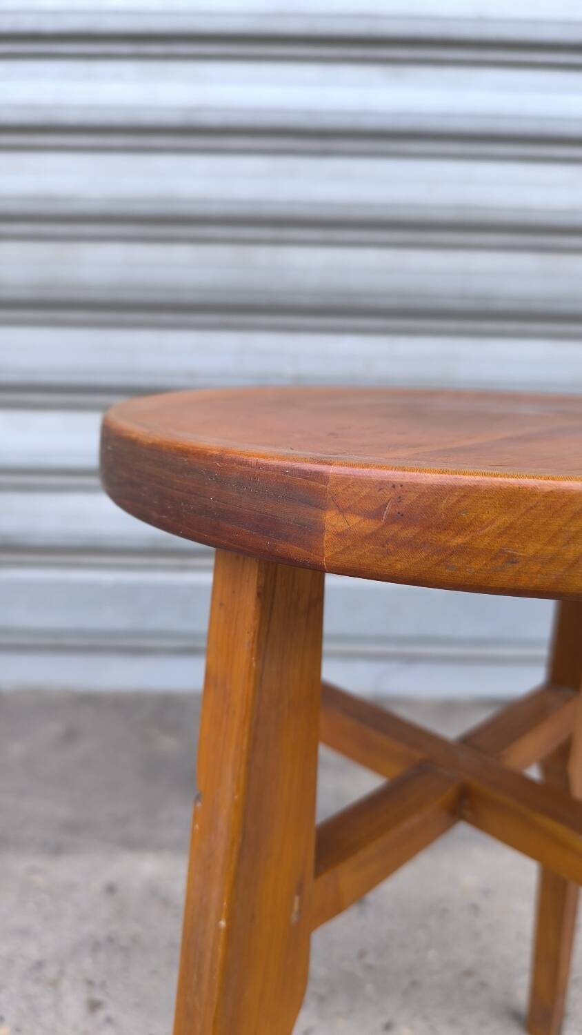 60s compass foot stool