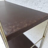 Metal string modular wall shelf