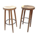 Pair of old stools  60/70
