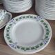 Service of 58 pieces of tableware Sarreguemines Claudia Art Nouveau Art Deco