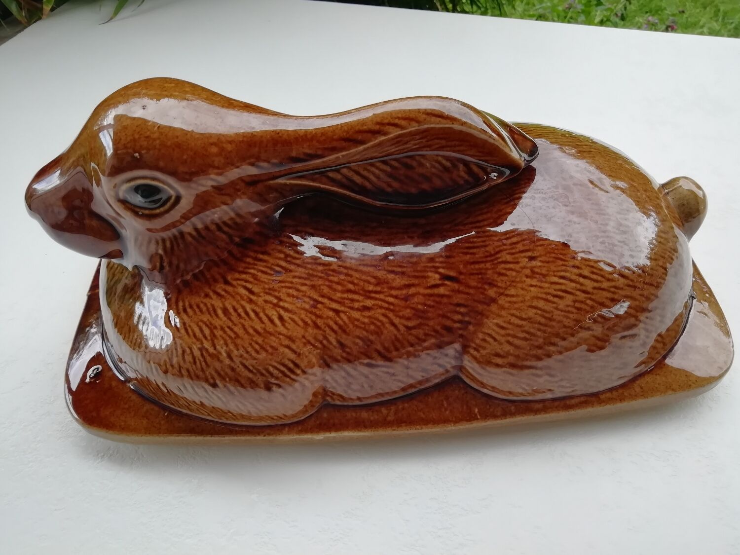 Rabbit barbotine terrine