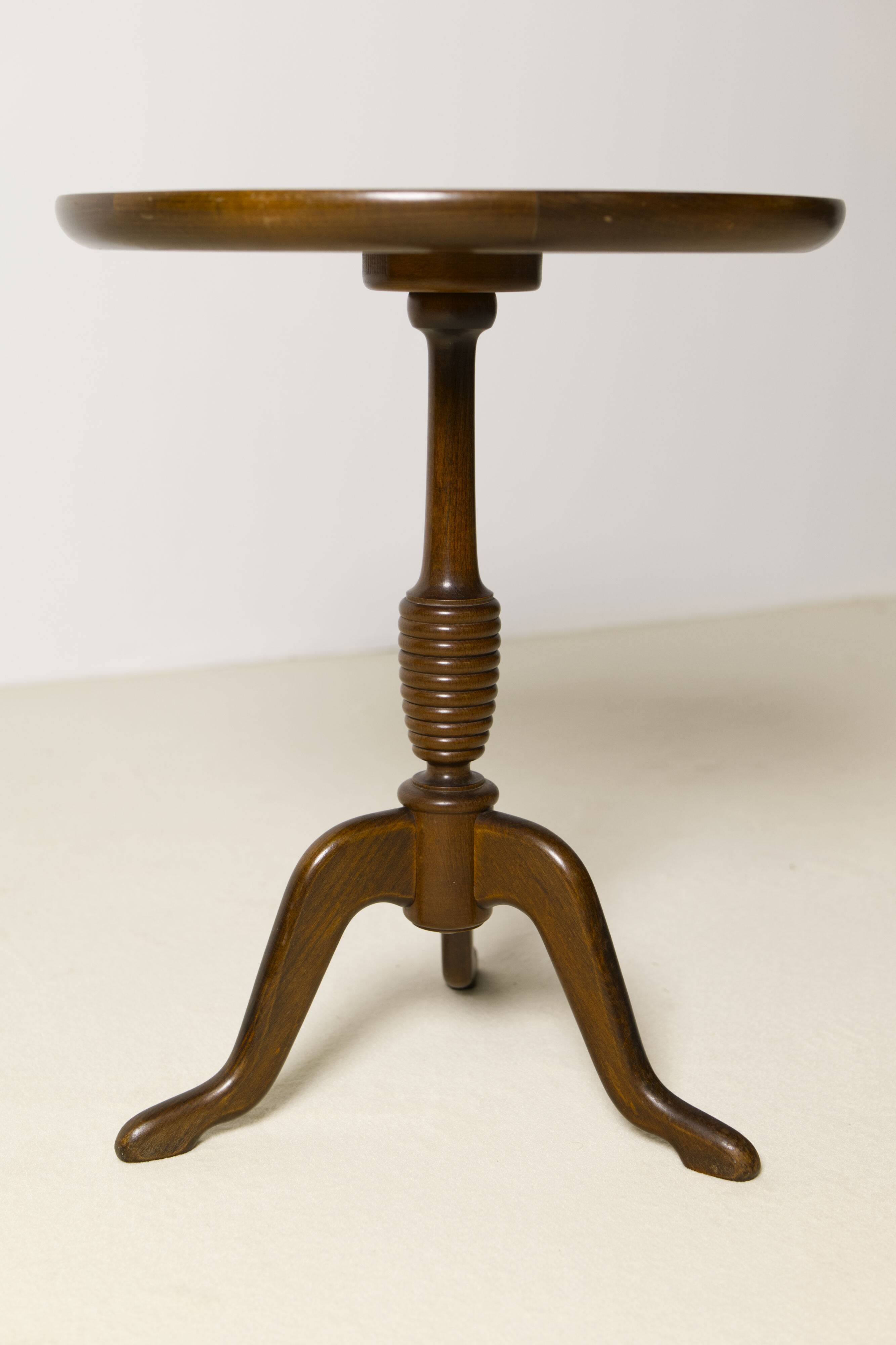 Mahogany side table by Anton Kildeberg, Denmark 1960's