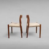 Dining Room Chairs Model No. 77 by Niels Otto Møller, Set of 5