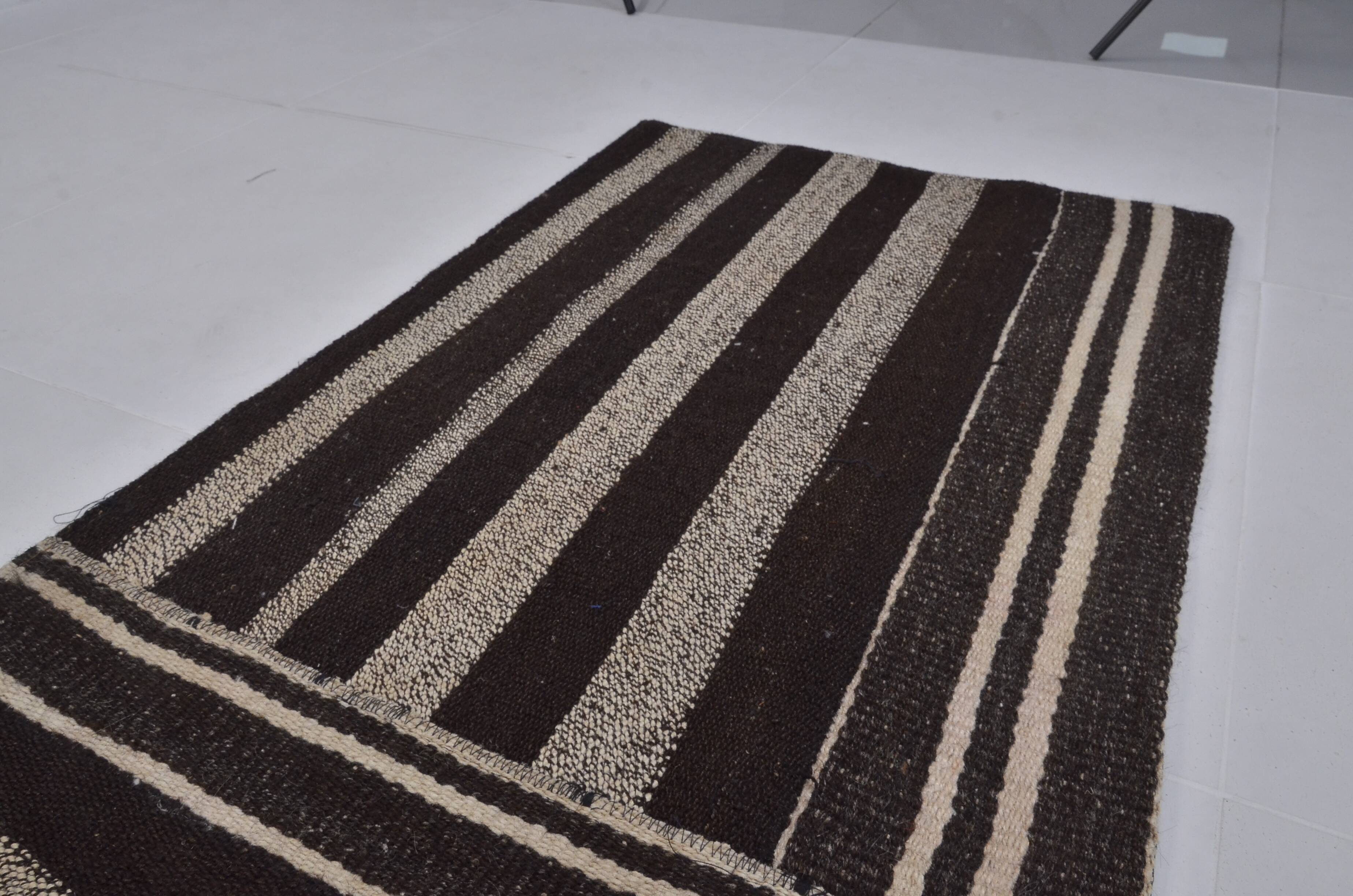Vintage Anatolian Neutral Kilim Runner sku 3935