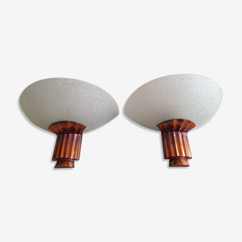 Petitot Henri pair of sconces