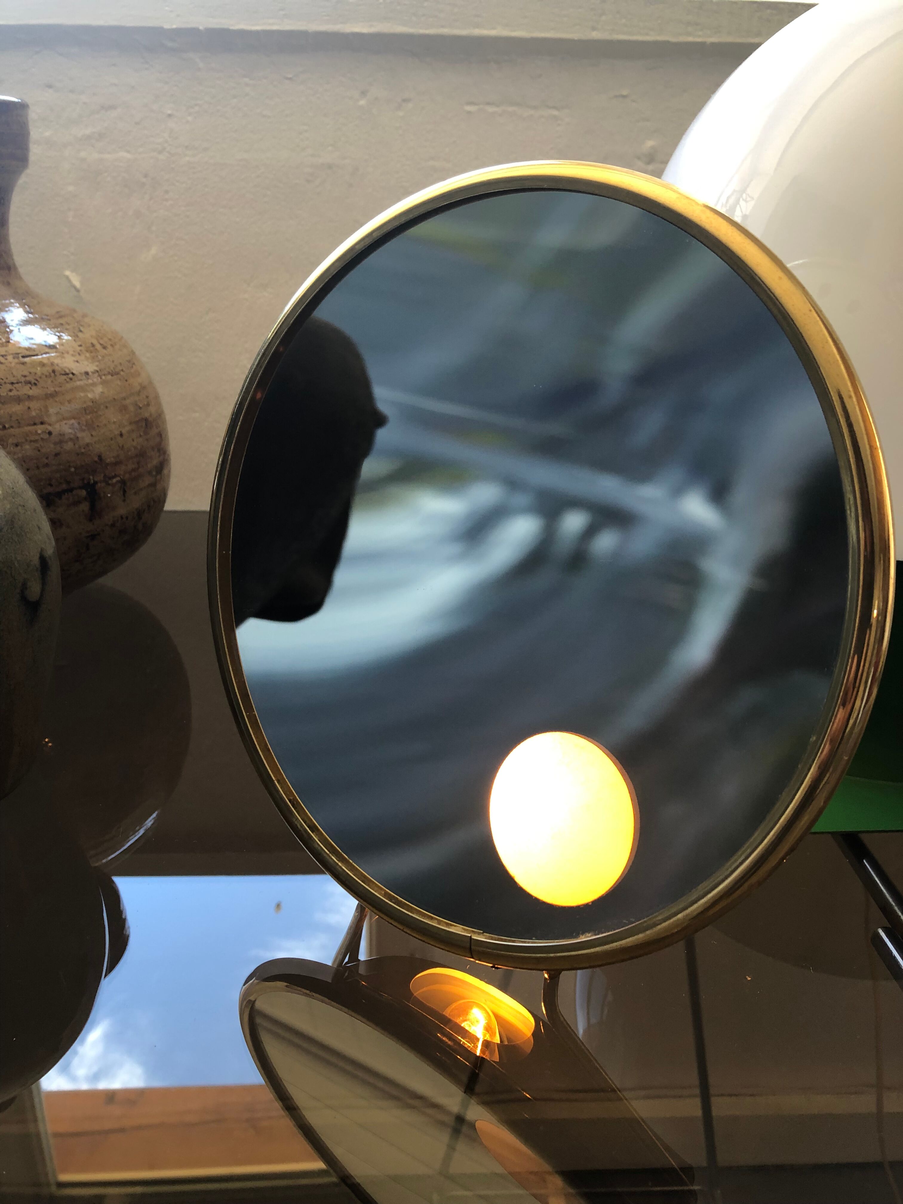 Arpin vintage magnifying mirror