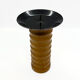 1960s modernist wooden candlestick, Germany