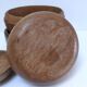 four vintage solid wood bowls