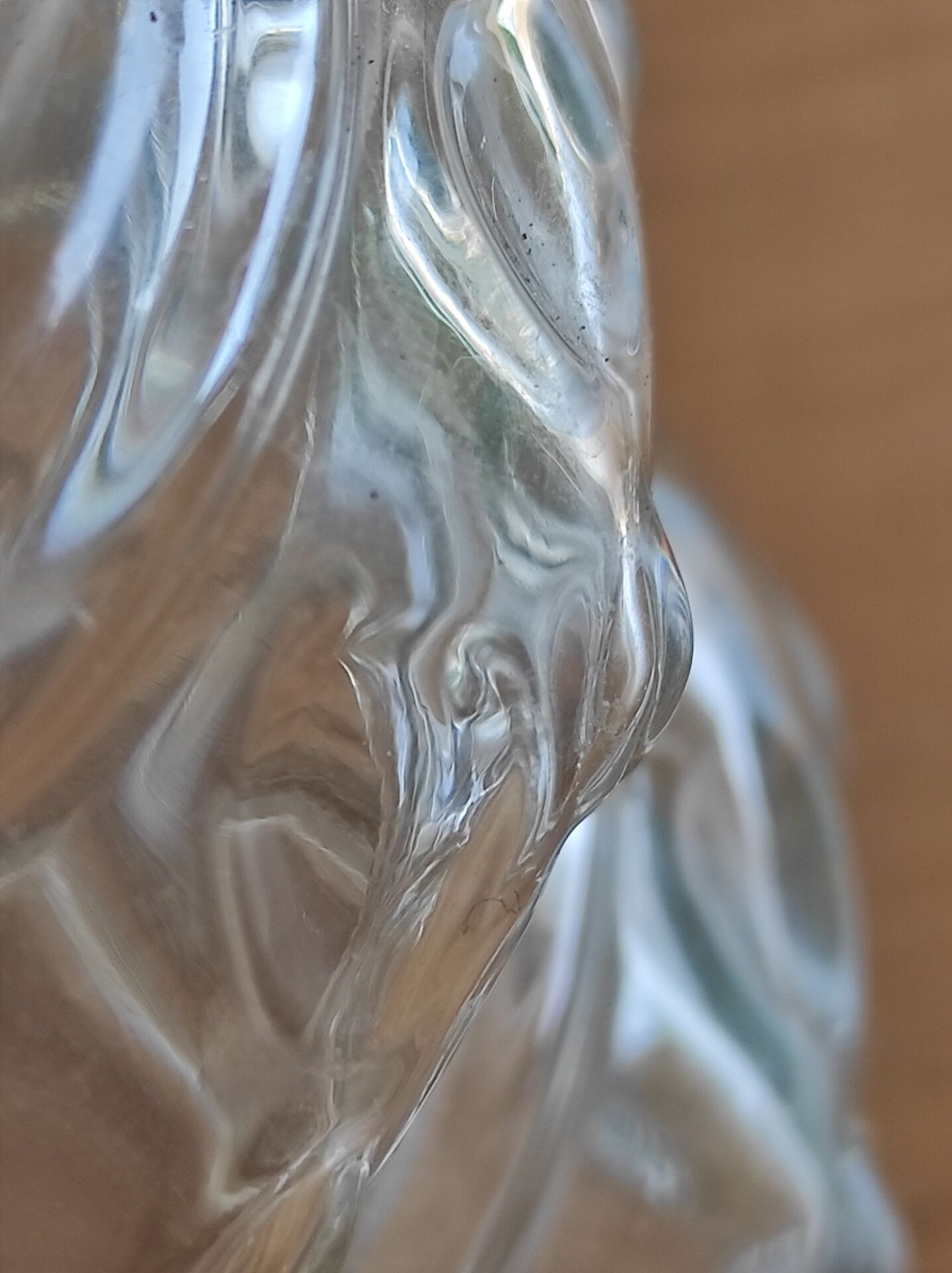 Vintage glass carafe 0.375 L