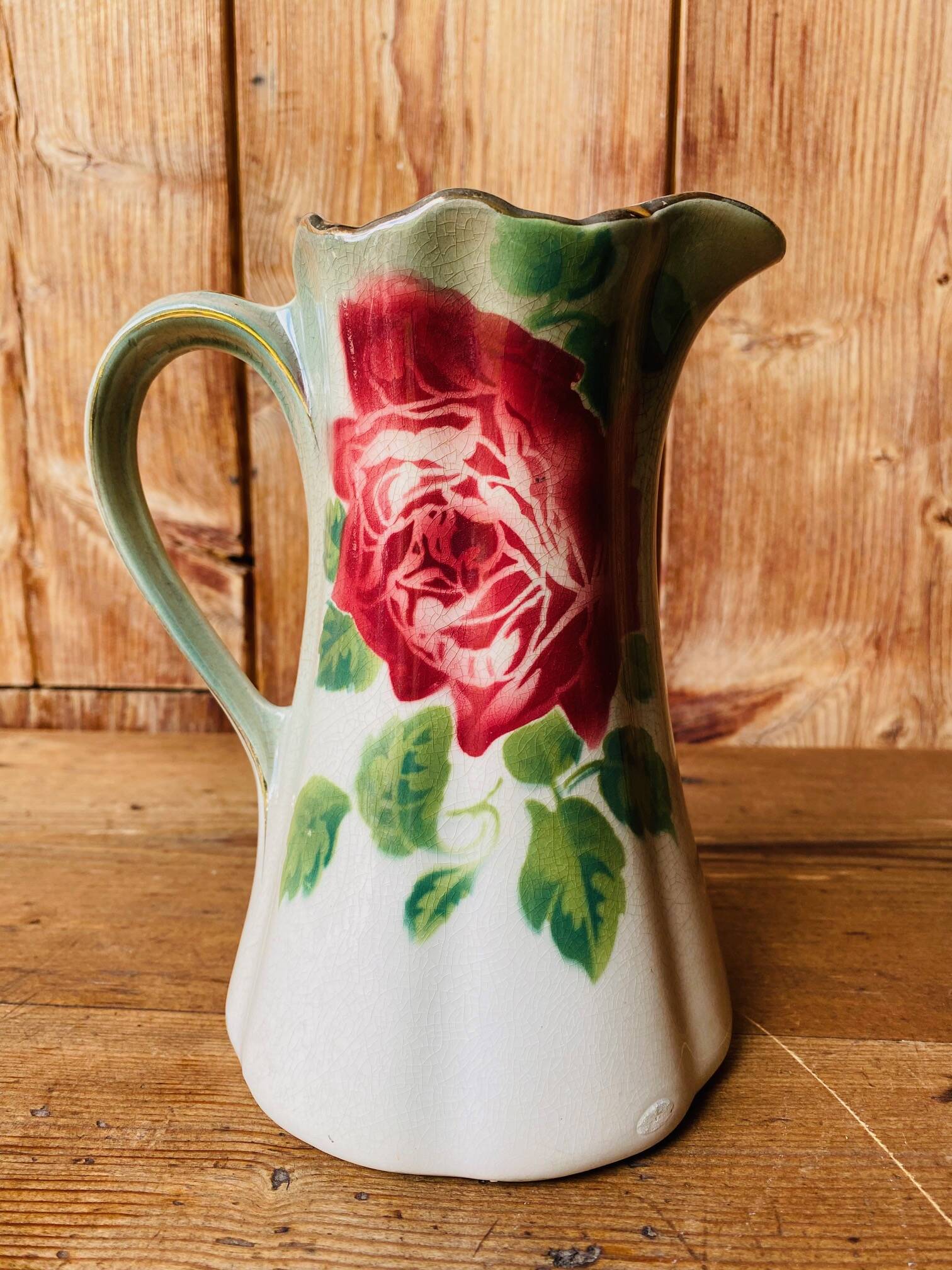Old ceramic pitcher KG Luneville