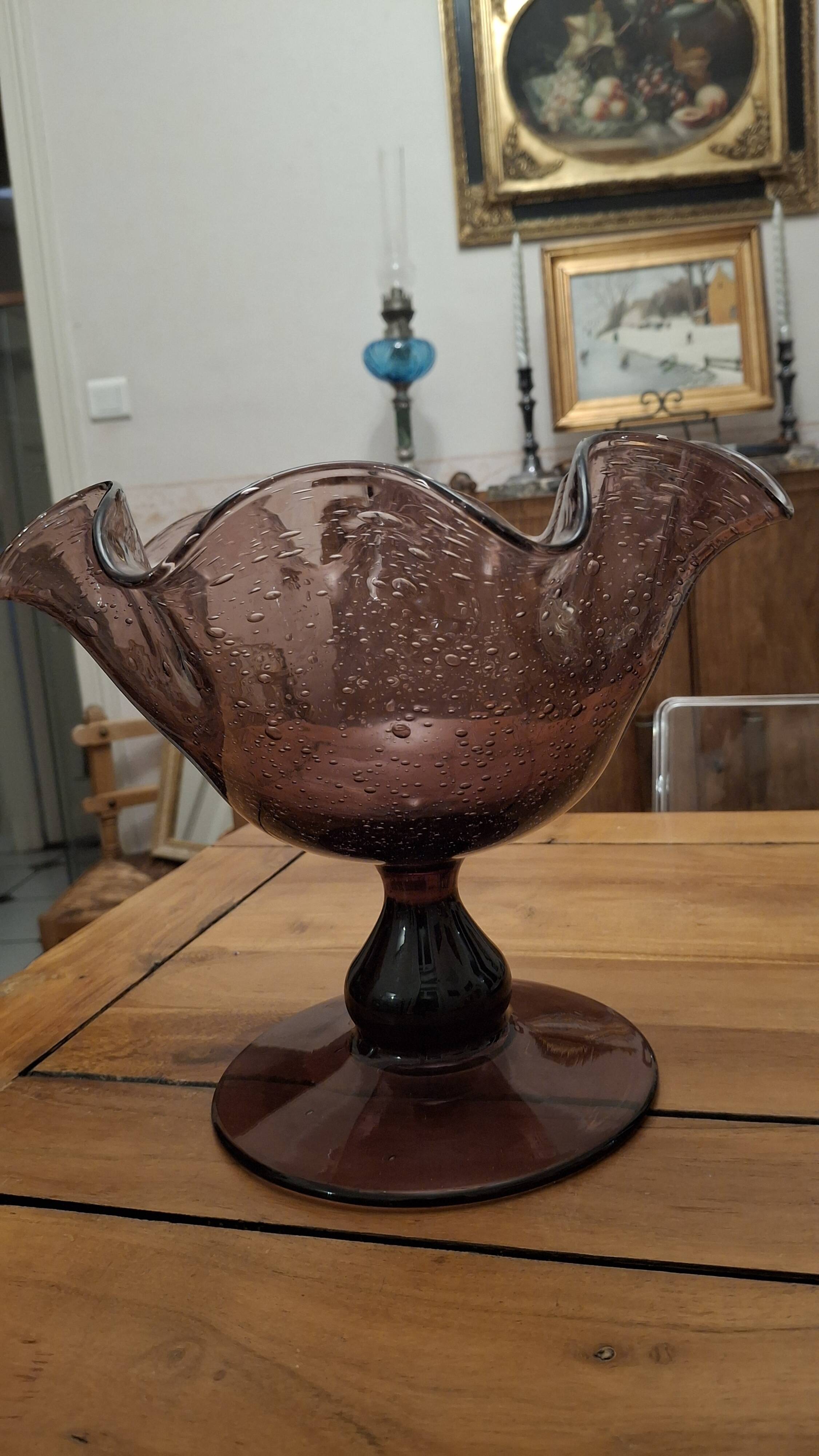 grande coupe en verre bulle