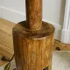Lampe en bois brutaliste
