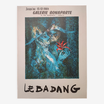 Affiche Exposition Lebadang 1964