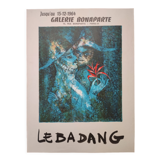 Affiche Exposition Lebadang 1964