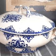 Ironstone soup tureen from the 19th century.