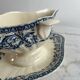 Gien sauce boat, garlands 1937, ironstone