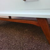 Vintage chest of drawers compass feet 1950