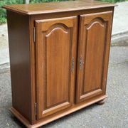 1950s Louis XIV oak vintage buffet