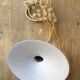 Paire de suspensions en opaline