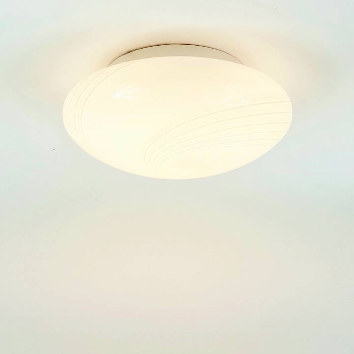 Murano Glass Swirl Ceiling Light or Wall Light from Hillebrand, 1970s