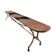 Artisanal wrought iron garden bench
