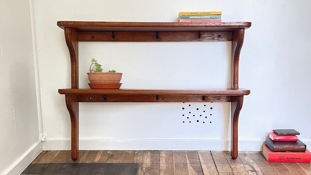 VINTAGE Solid Oak SHELF