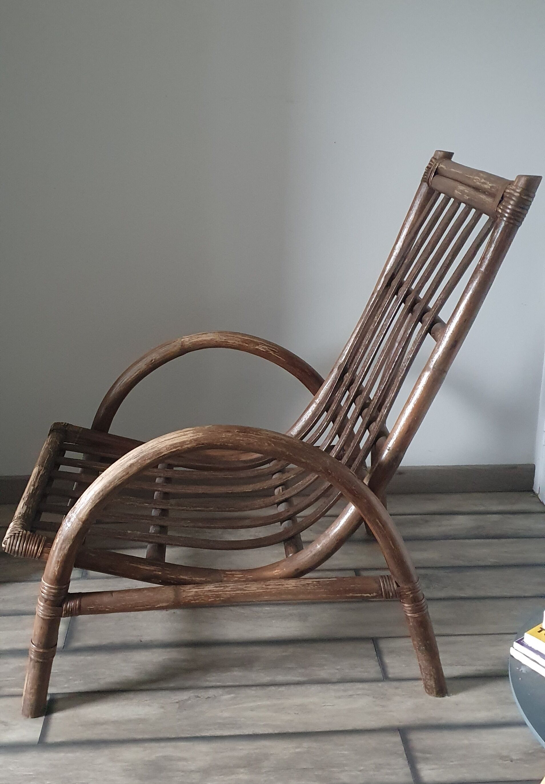 Rattan armchair