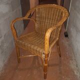 Rattan armchair