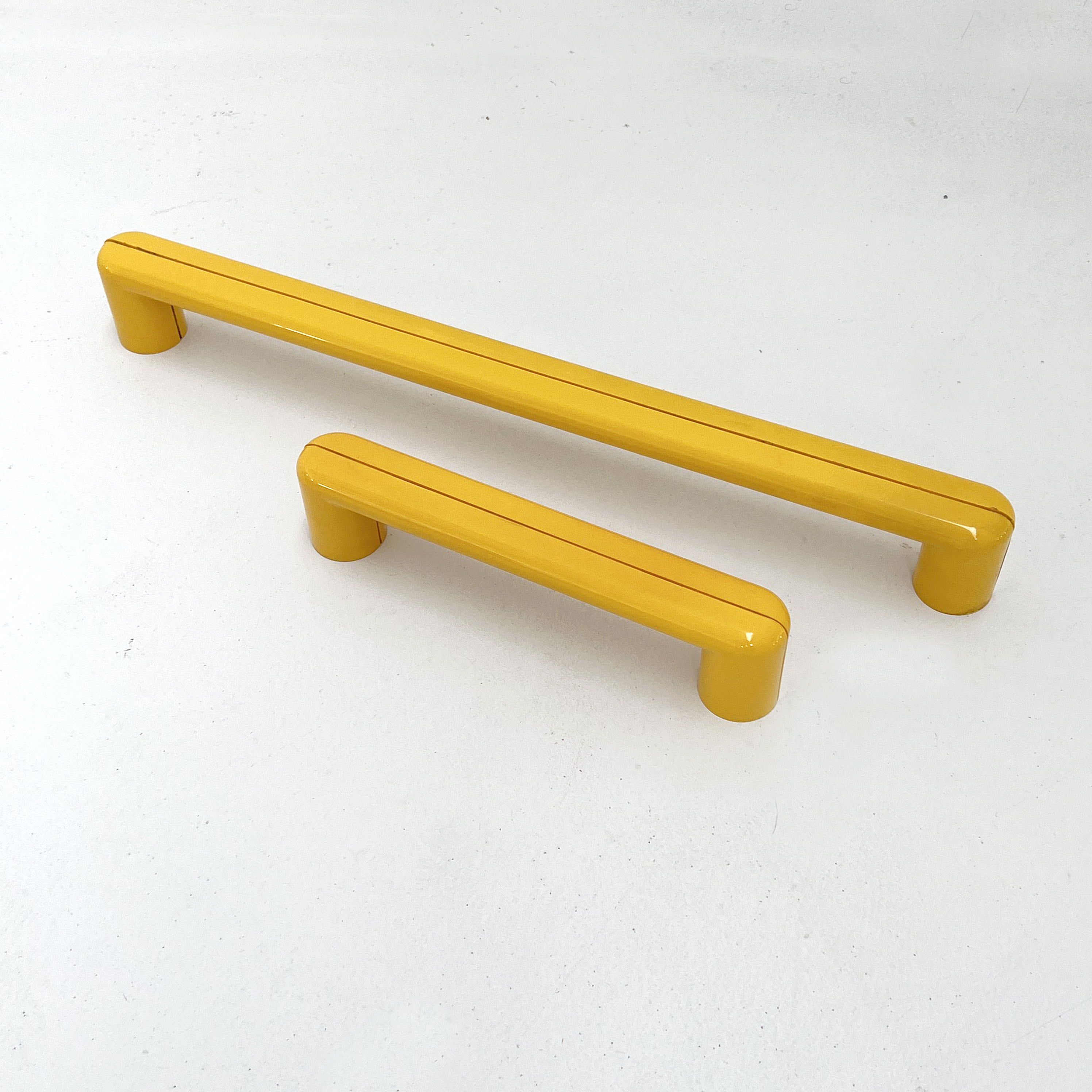 Ensemble de salle de bain jaune par Gedy, 1970s
