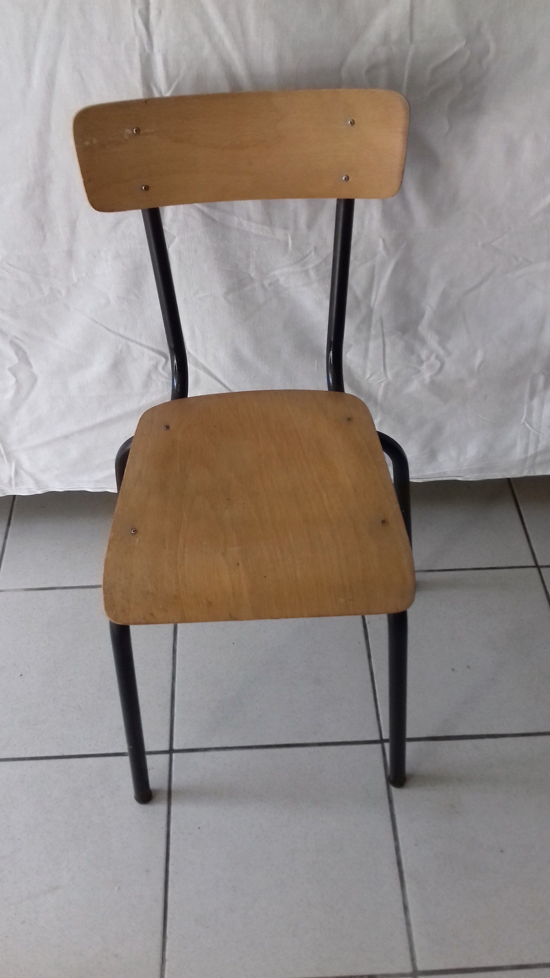 Bureau bois et chaise