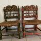 Ancient Pakistani chairs, set of 2