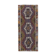 Ancient Turkish Anatolian Tribal Kilim, Geometric Organic Wool Kilim Rug