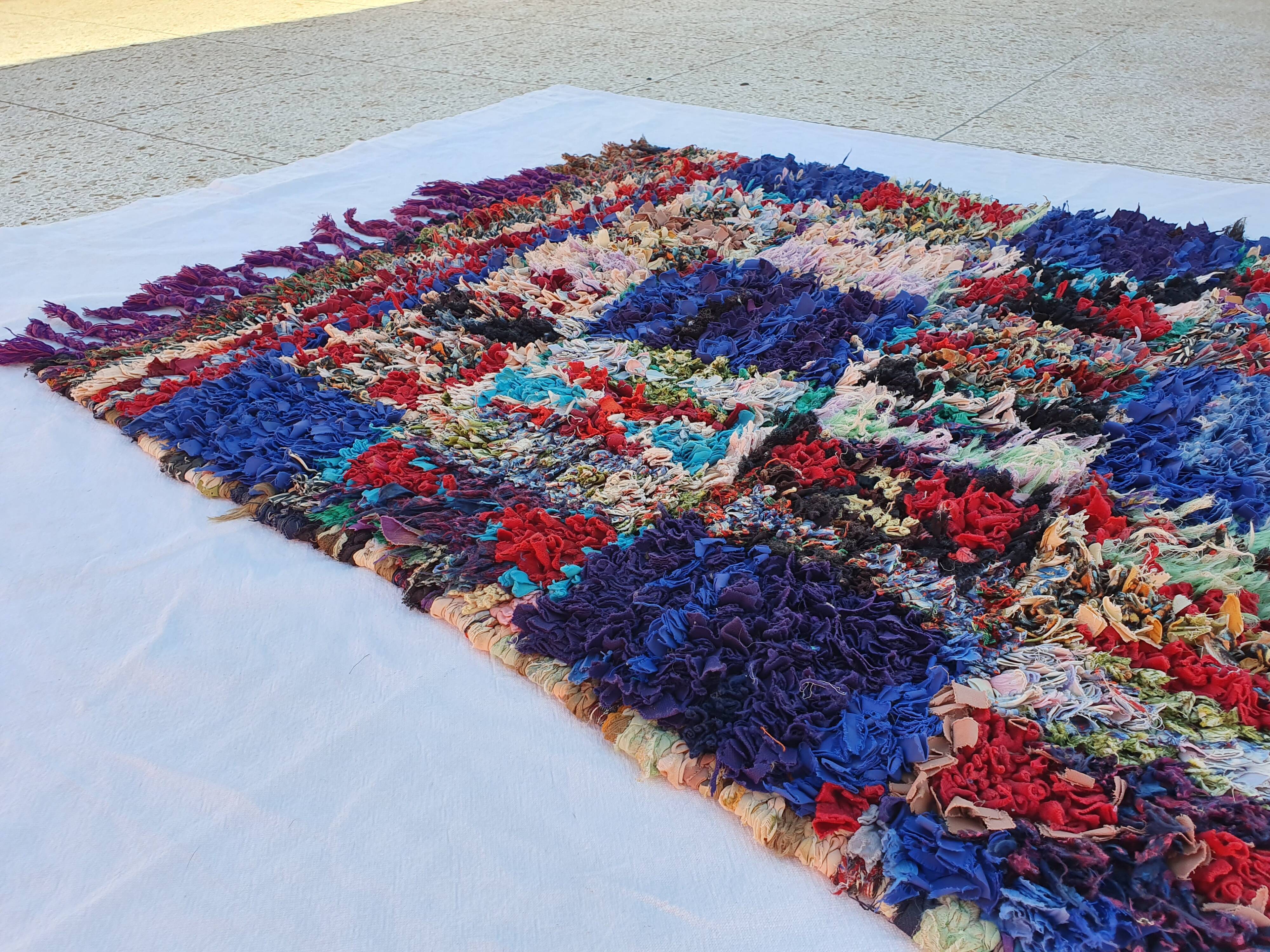 Moroccan carpet berber vintage 180 x 90 cm