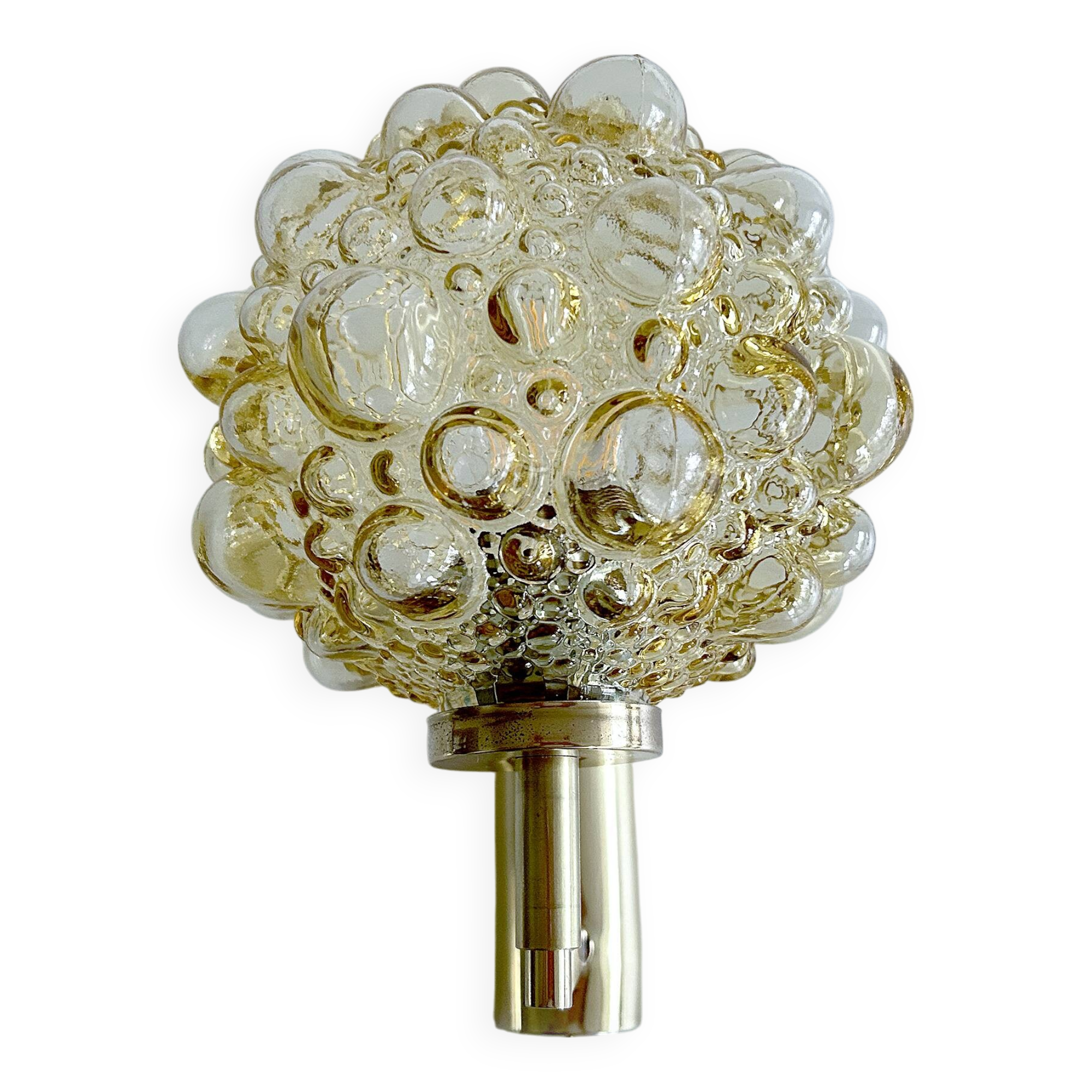 Vintage Limburg Glass Bubble Wall Lamp
