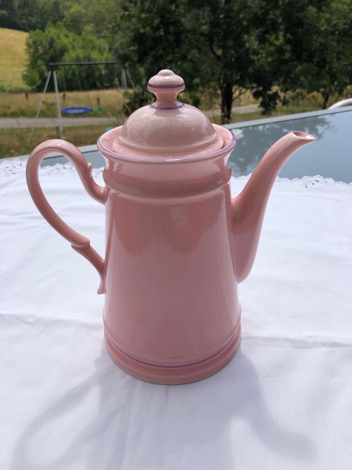 Floral pattern coffee maker