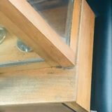 Apothecary trebuchet scale in wooden chest