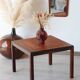 Table d’appoint carrée en palissandre – Henning Kjaernulf pour Vejle Stole