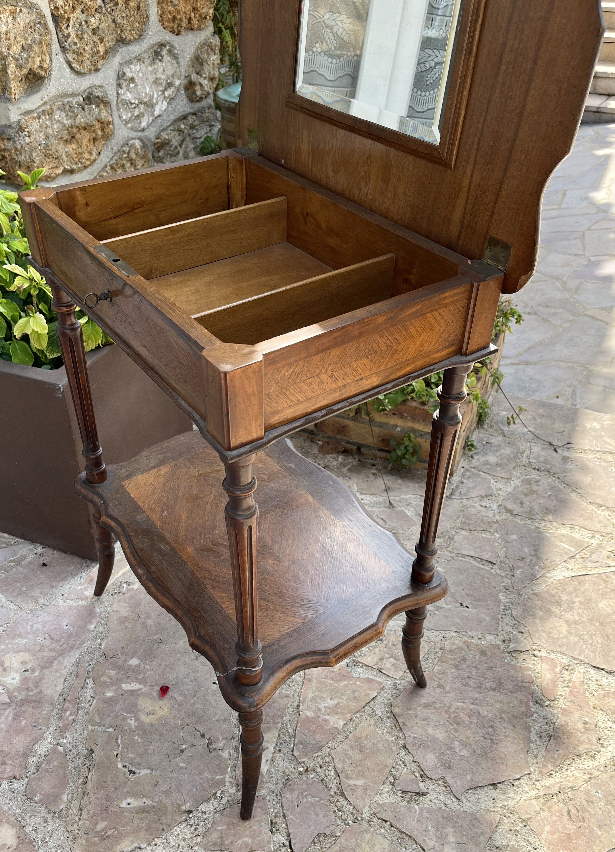 Old wooden seamstress