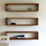 Étagères Murales en Pin par Ate Van Apeldoorn pour Houtwerk Hattem, 1970s, Set de 3