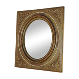 Large mirror ovle original ivy decoration 50x60cm