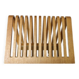 HABITAT magazine rack in bent wood 1980
