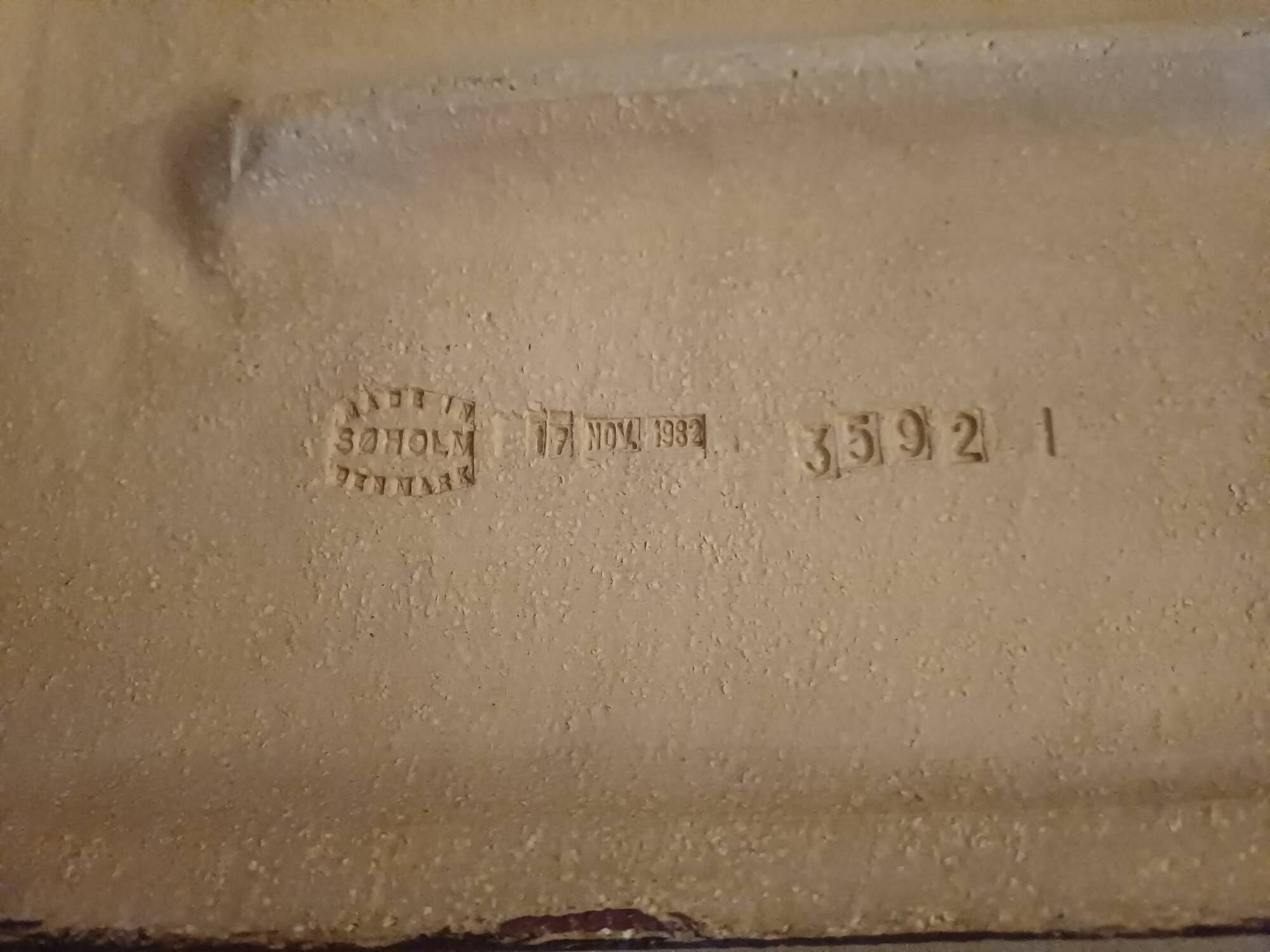 Noomi Backhausen – Soholm Bornholm – Wall plaque in ceramic – 1982