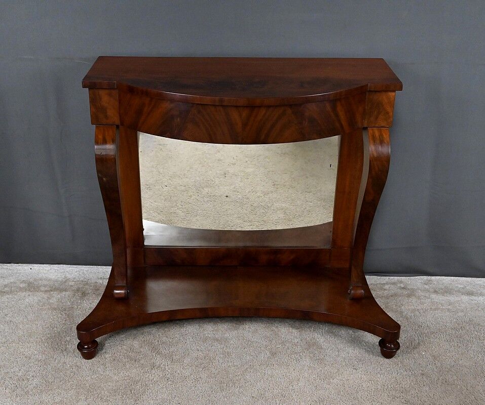 Mahogany console, Restoration period – first part of the 19th century