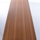 Retro Vintage Strakke Salontafel hout en chroom jaren 70