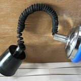 Suspension opaline monte et descends, vintage, années 70